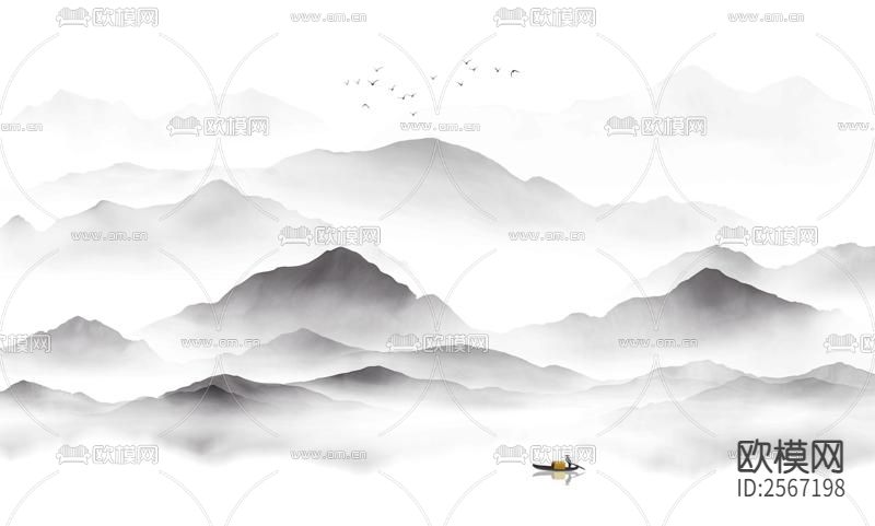 中式壁纸下载（渲染图10）