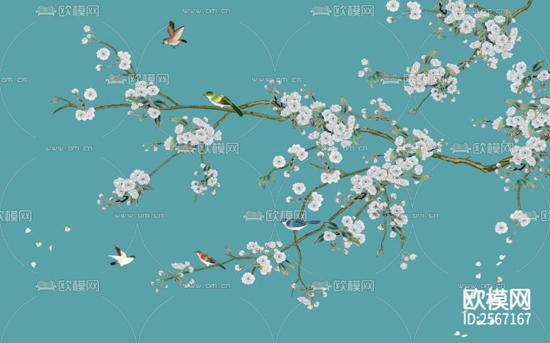 中式壁纸下载（渲染图6）