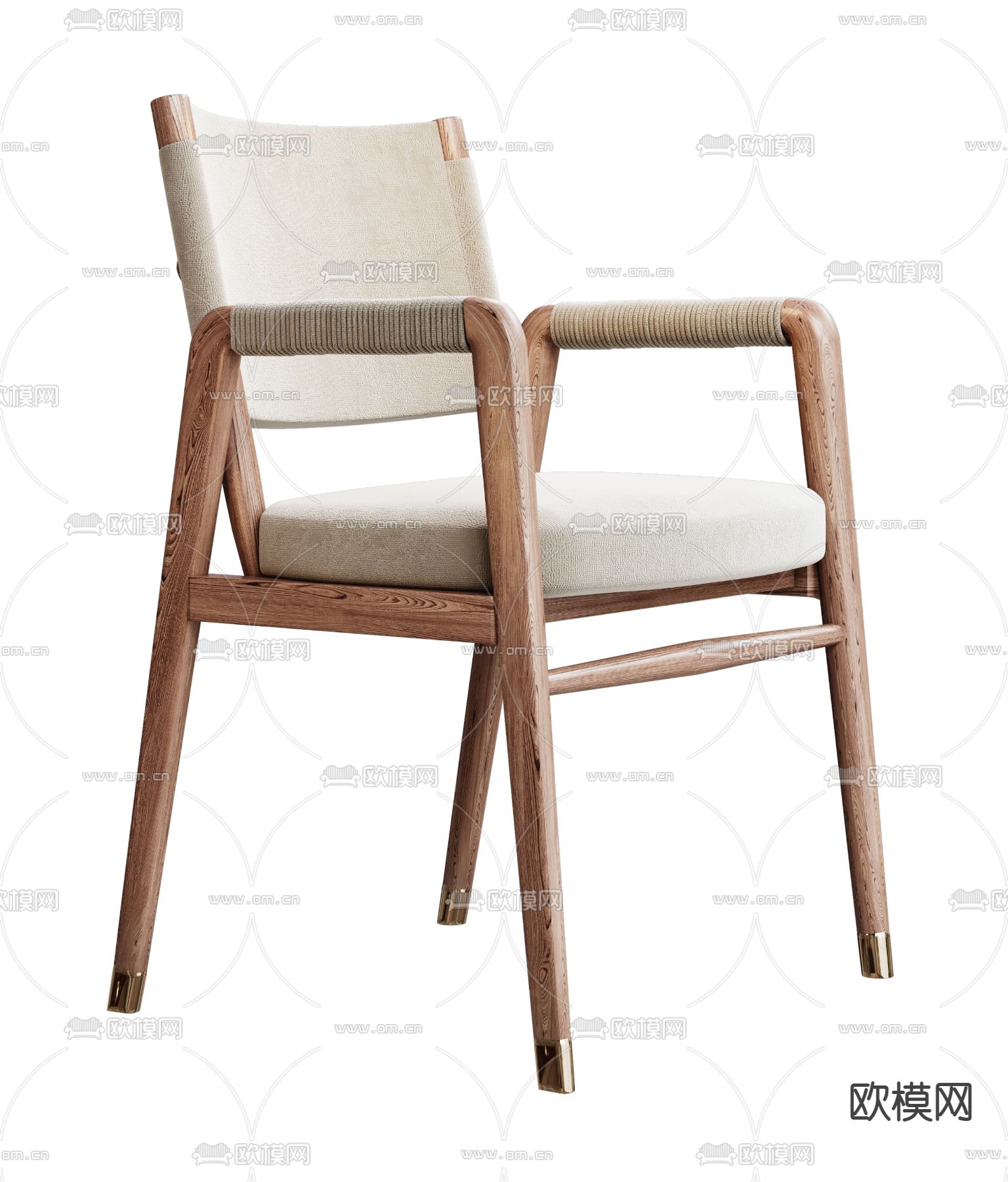 MISSANA 侘寂椅子 餐椅3d模型下载