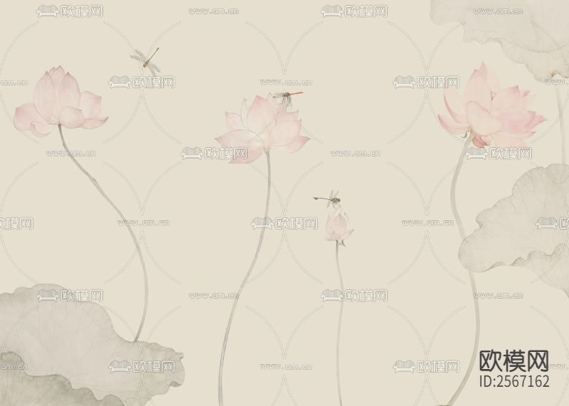 中式壁纸下载（渲染图2）