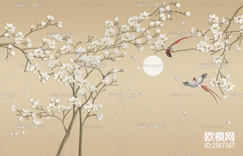 中式壁纸下载（渲染图3）