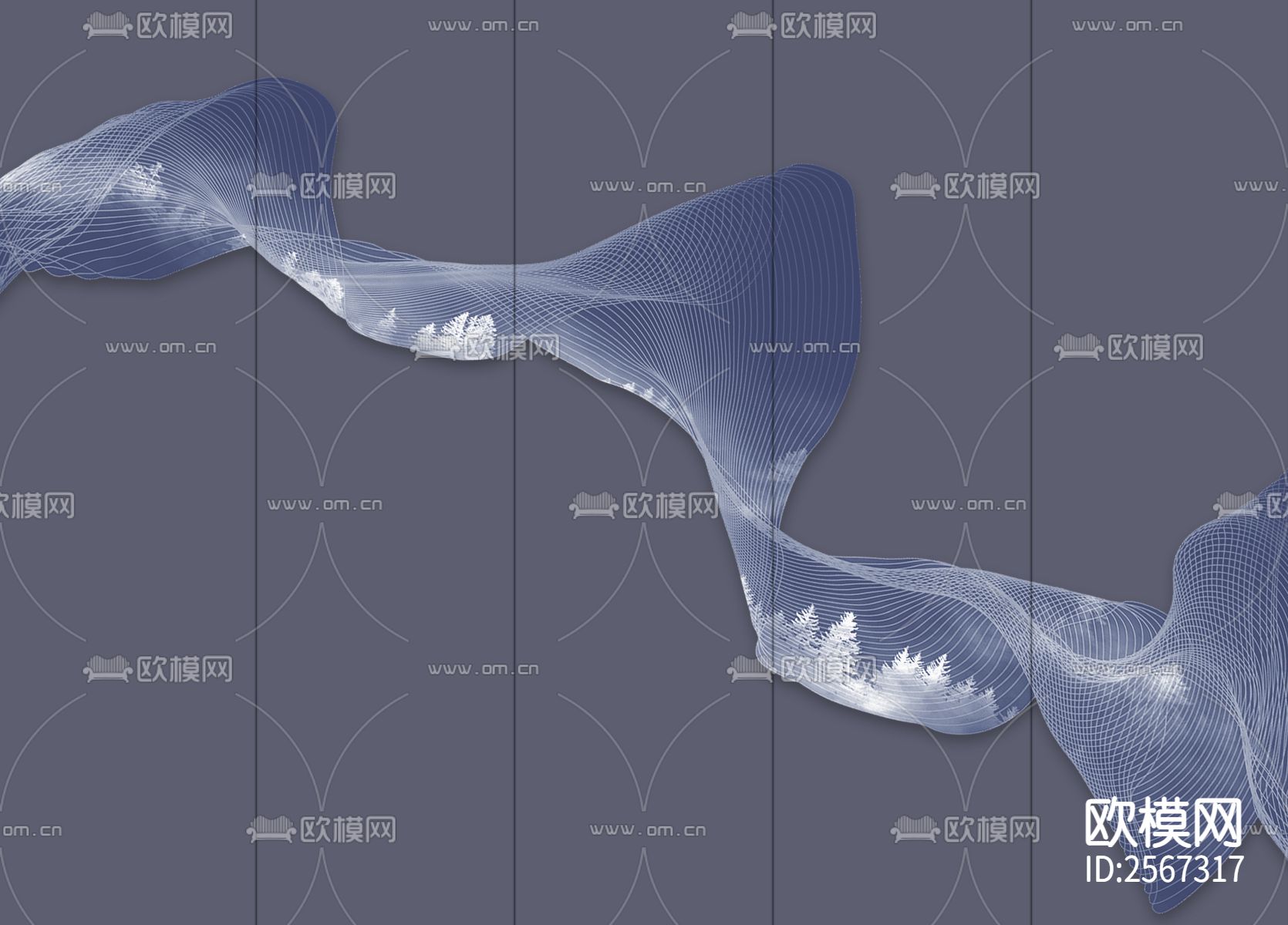 新中式壁纸下载（渲染图2）