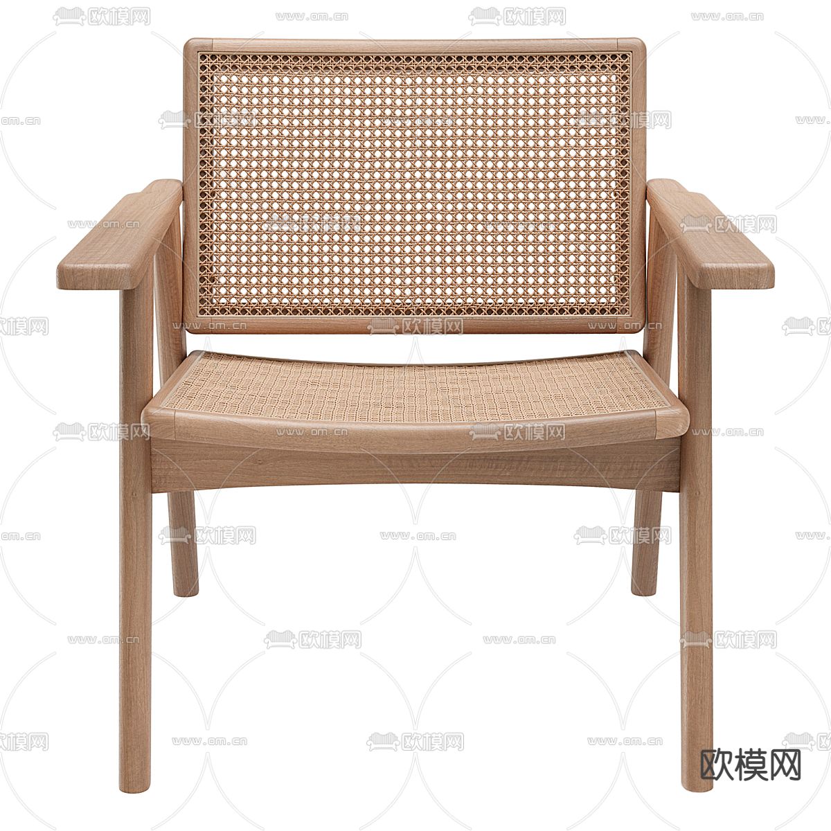 侘寂椅子 休闲椅3d模型下载（渲染图3）