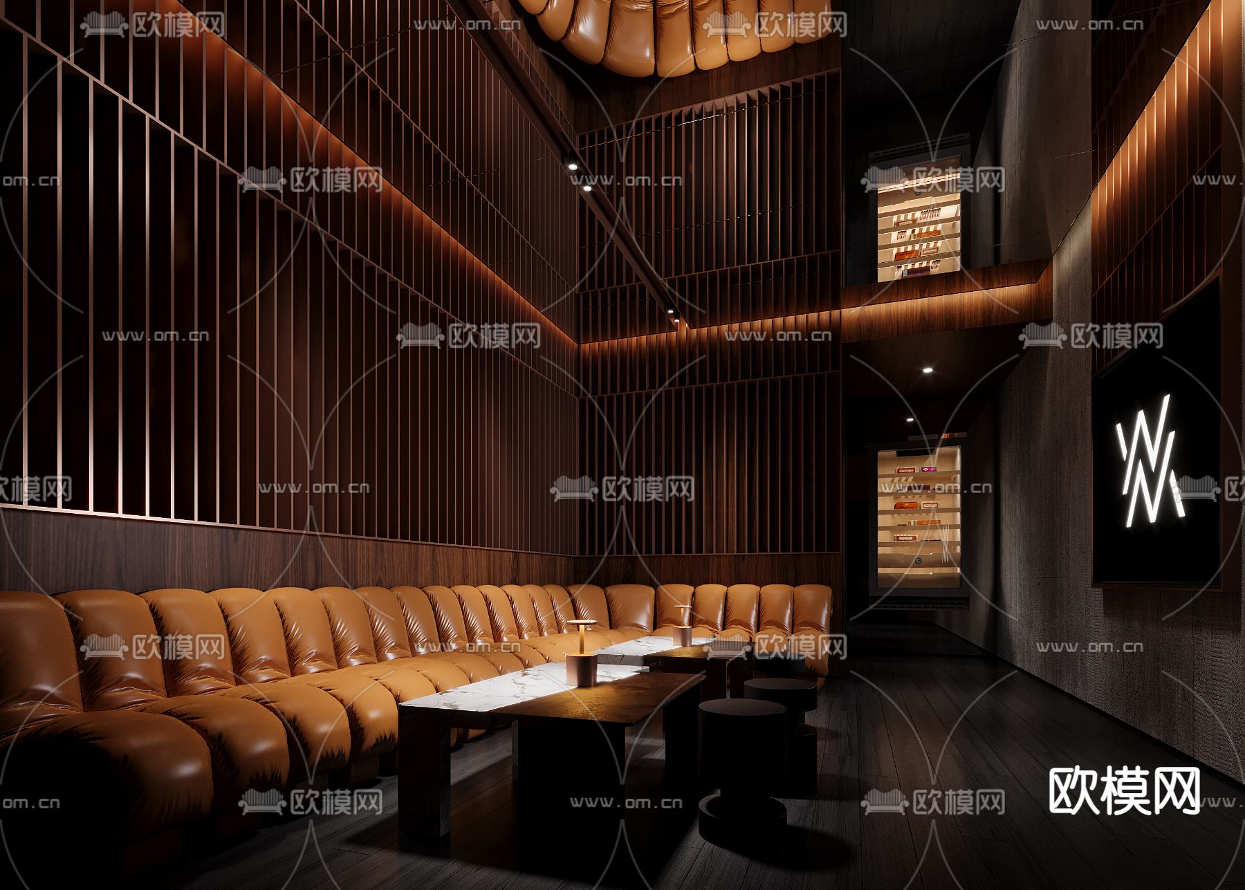 KTV包厢 酒吧 夜总会3d模型下载