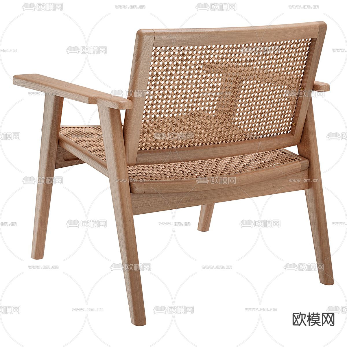 侘寂椅子 休闲椅3d模型下载（渲染图2）