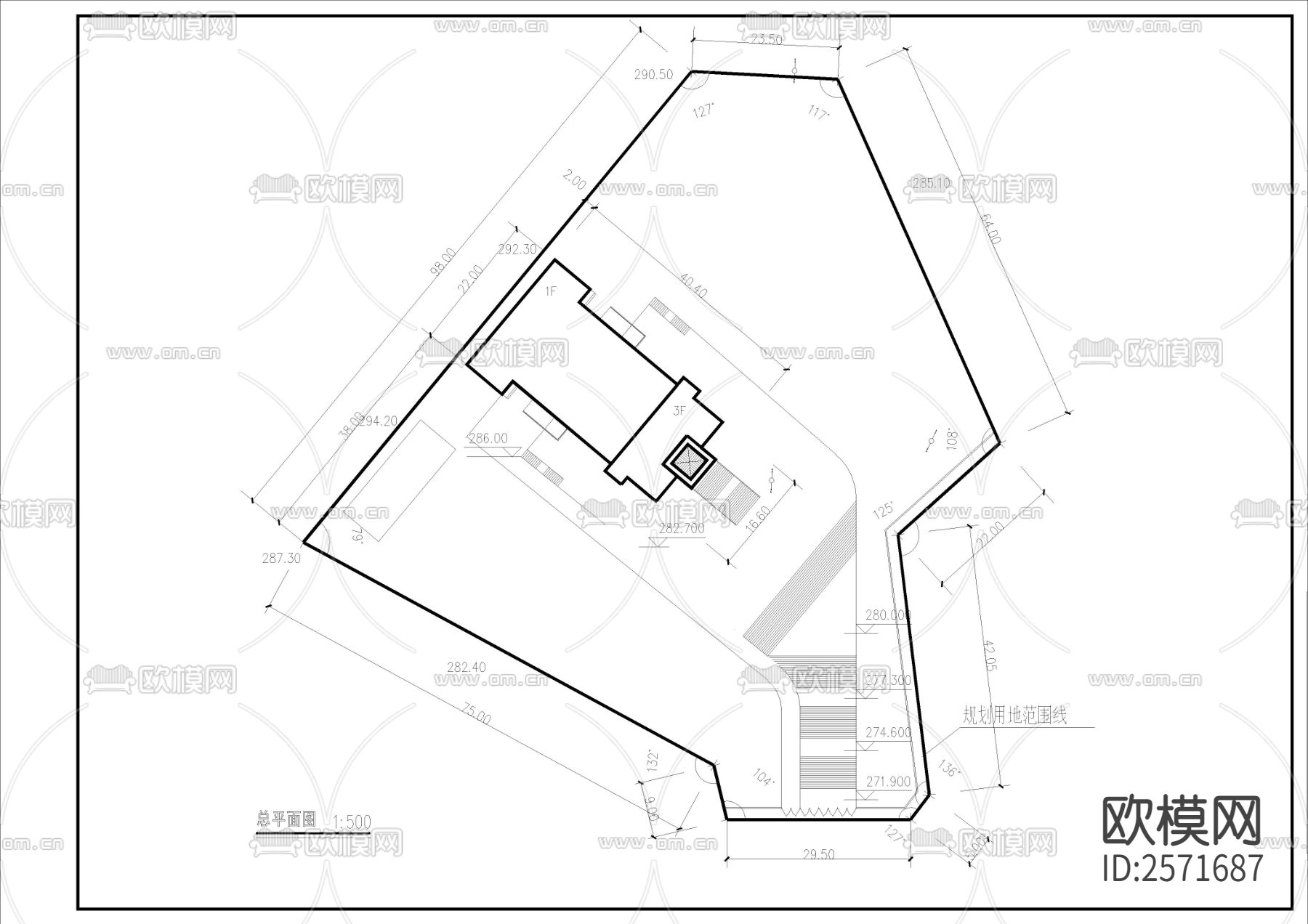 基督教会全套建筑cad施工图下载（渲染图2）