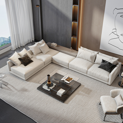  Minotti 组合沙发su模型 