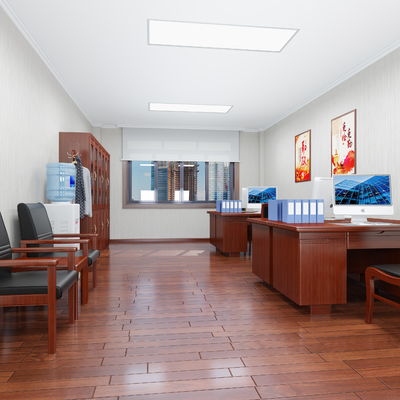  党政机关单位 办公室su模型 