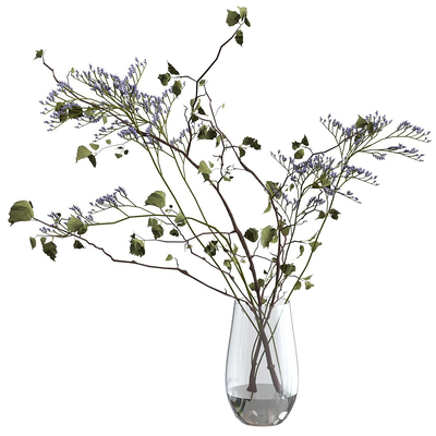 现代花瓶插花su模型