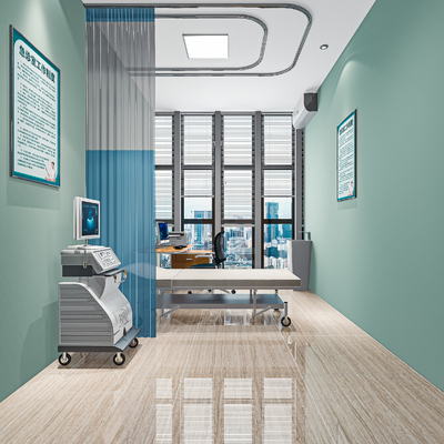  医院门诊室 诊疗室su模型 