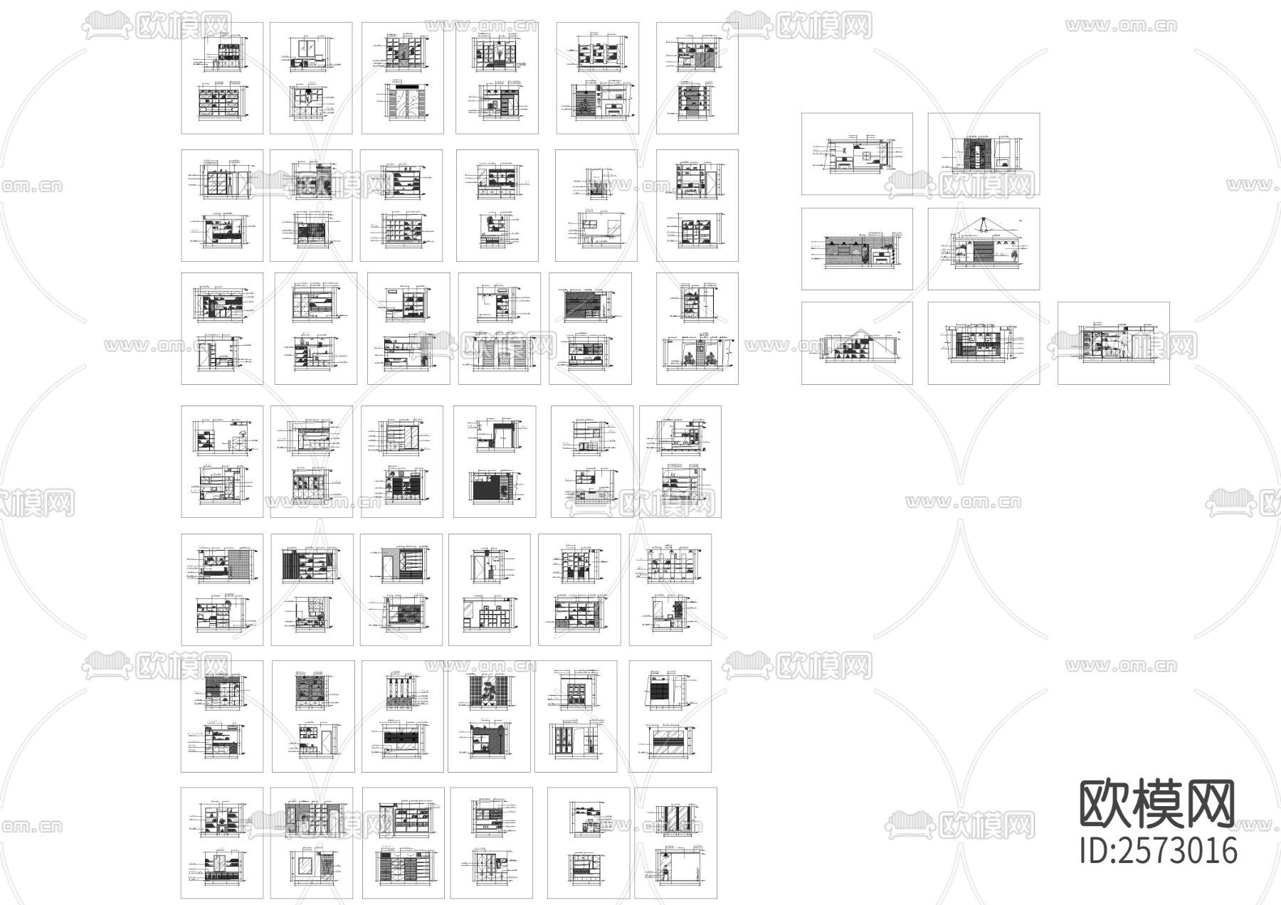 书房CAD节点大样下载（渲染图10）