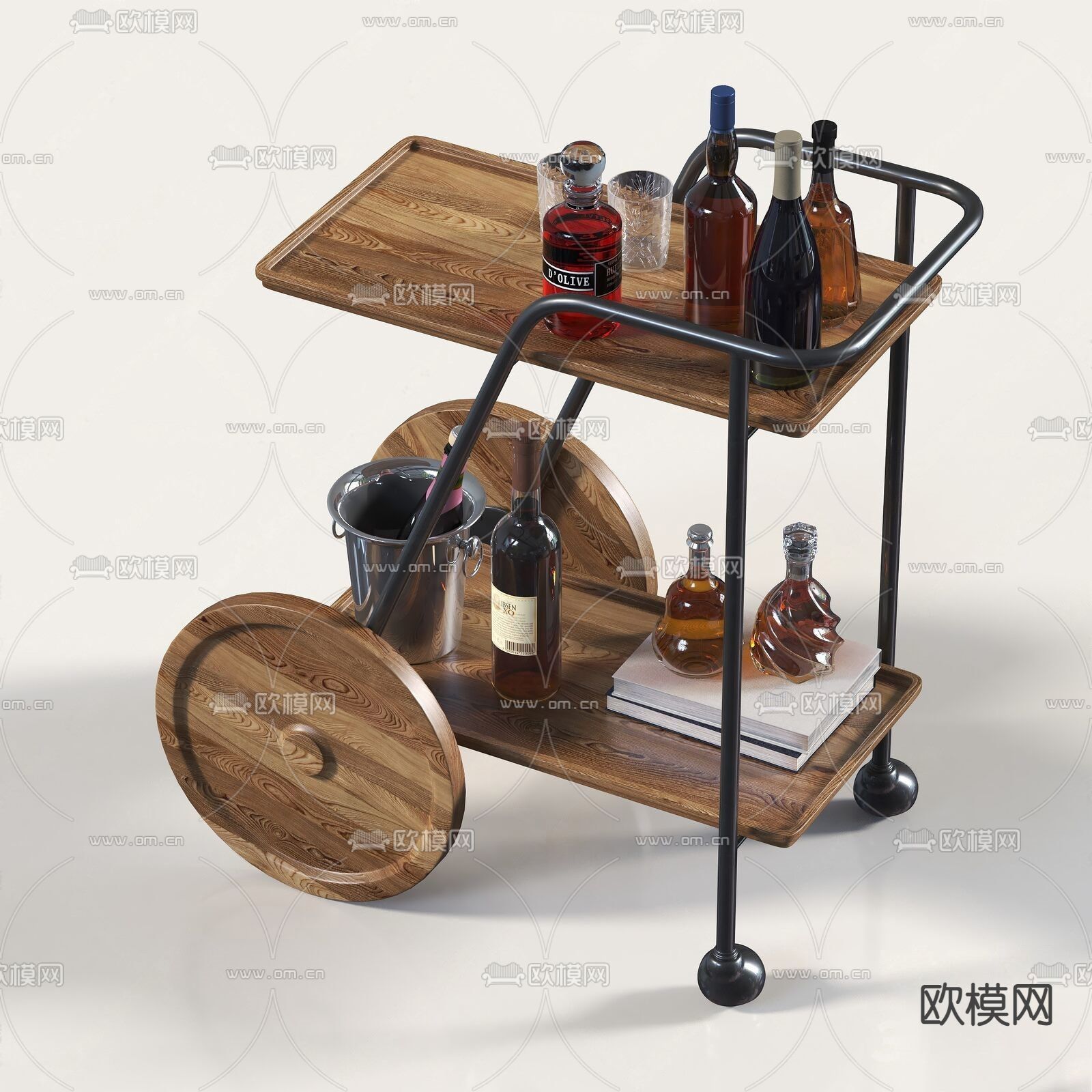 北欧酒水su模型下载（渲染图3）