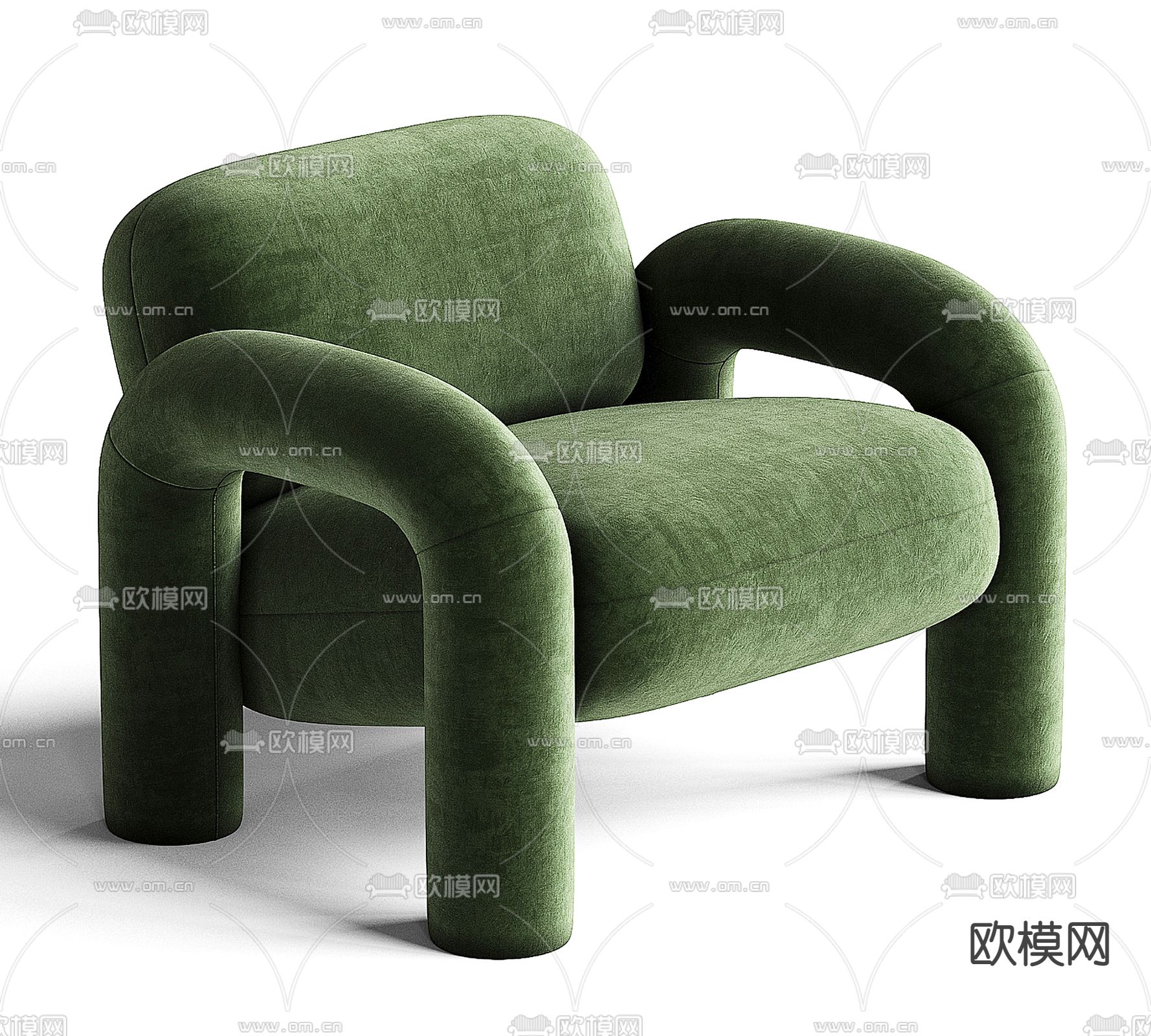 MISSANA休闲椅3d模型下载