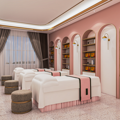  SPA护理房su模型 