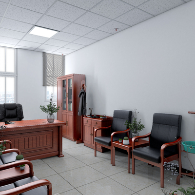  现代党政办公室su模型 