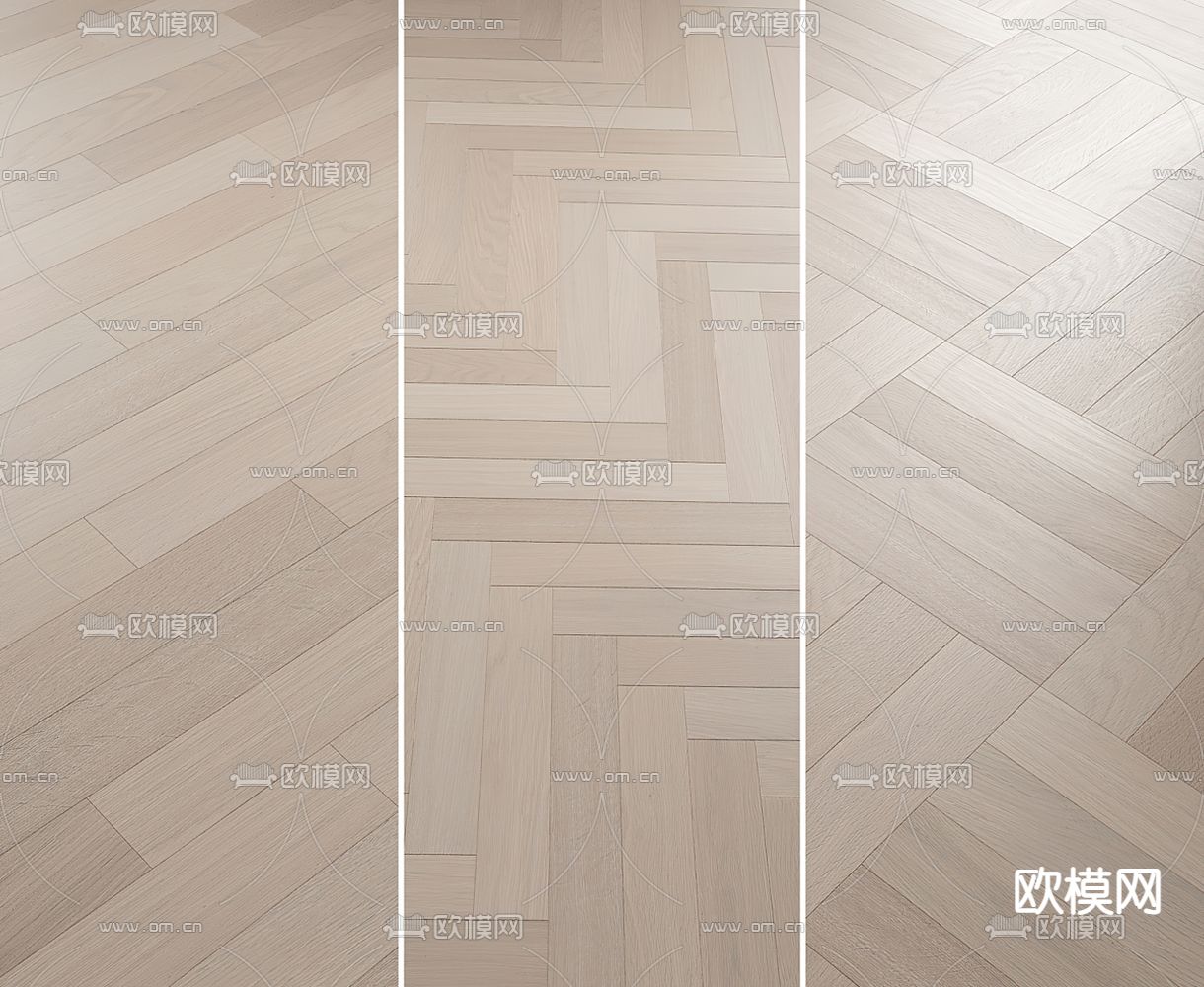木地板su模型下载（渲染图1）