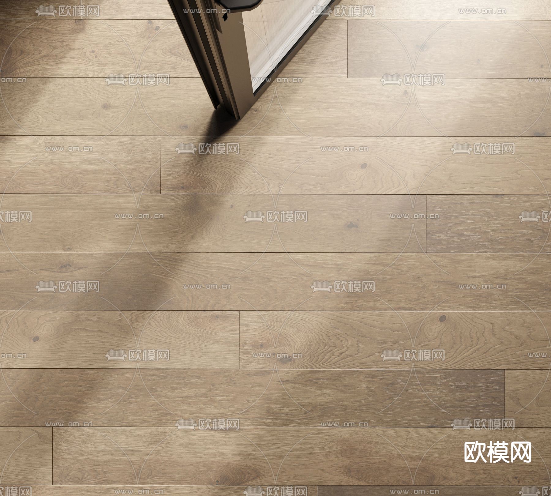 侘寂风实木地板3d模型下载