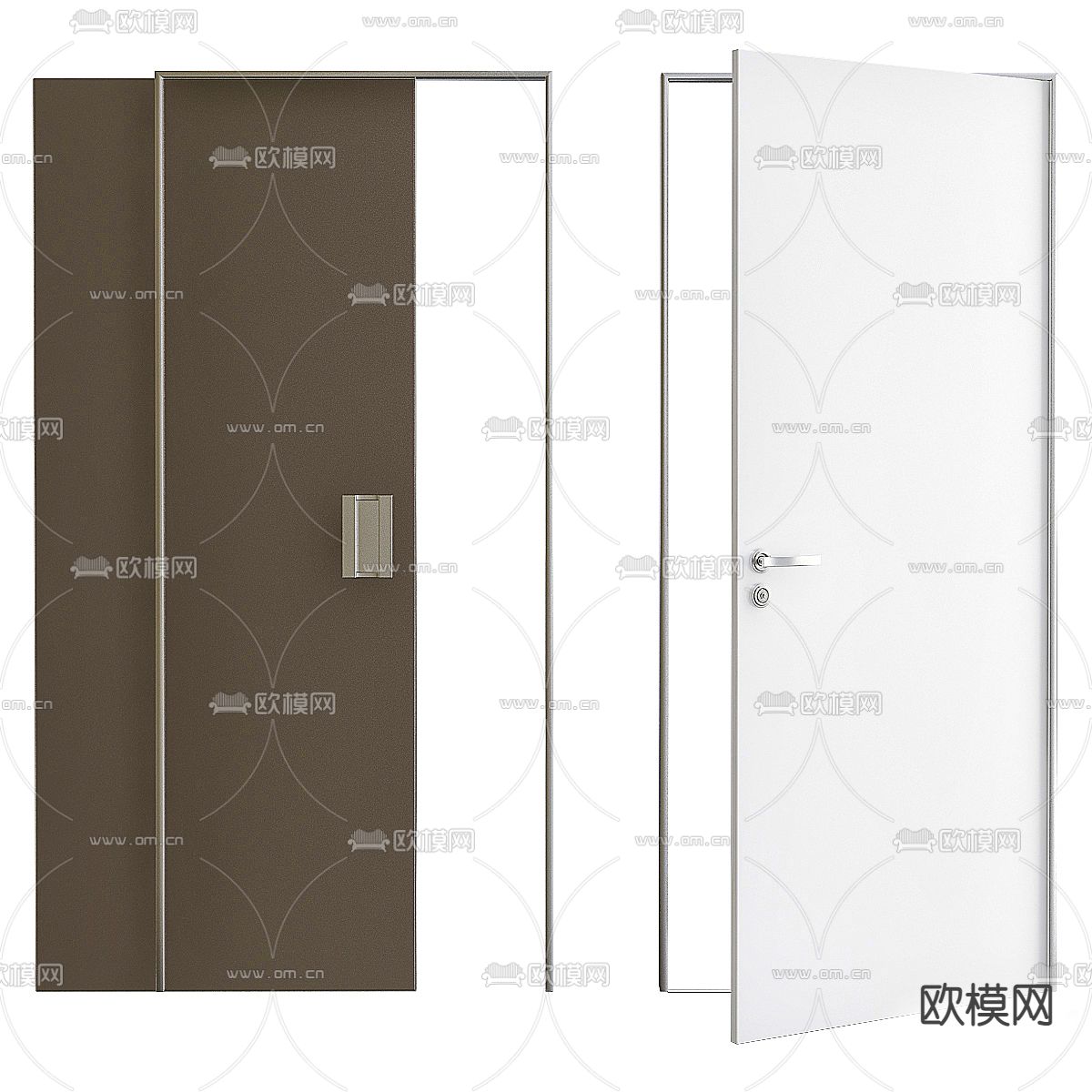 房门 推拉门 隐形门3d模型下载