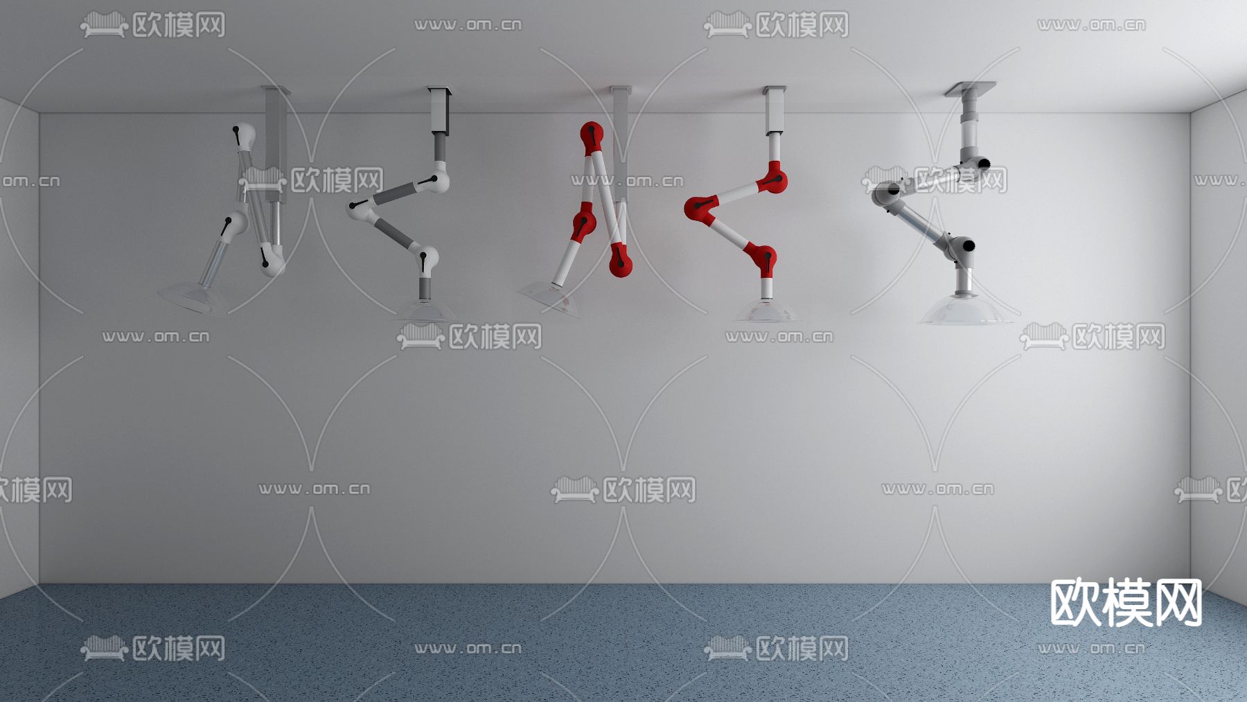 万向罩 抽气罩 排风罩3d模型下载