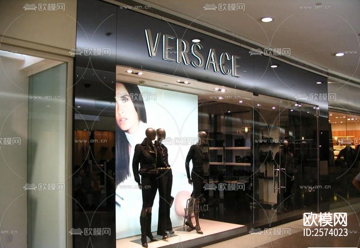VERSACE台北专卖店CAD施工图