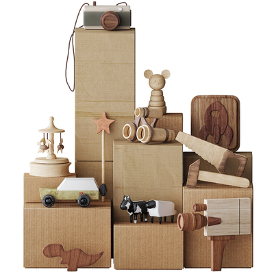  儿童玩具 积木su模型 