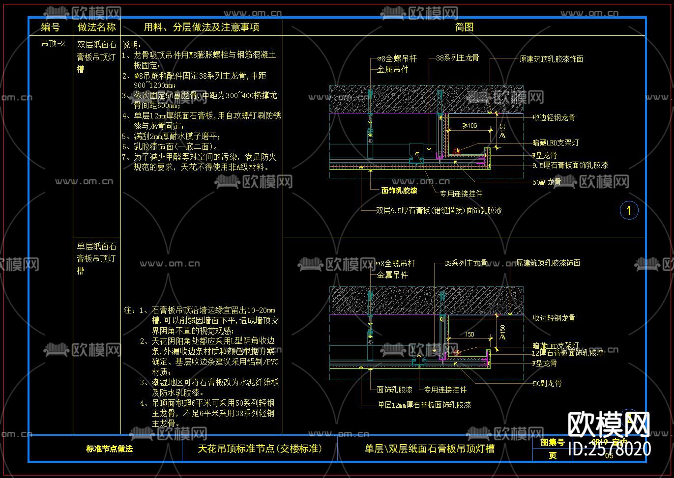 地产精装标准化节点大样下载（渲染图3）