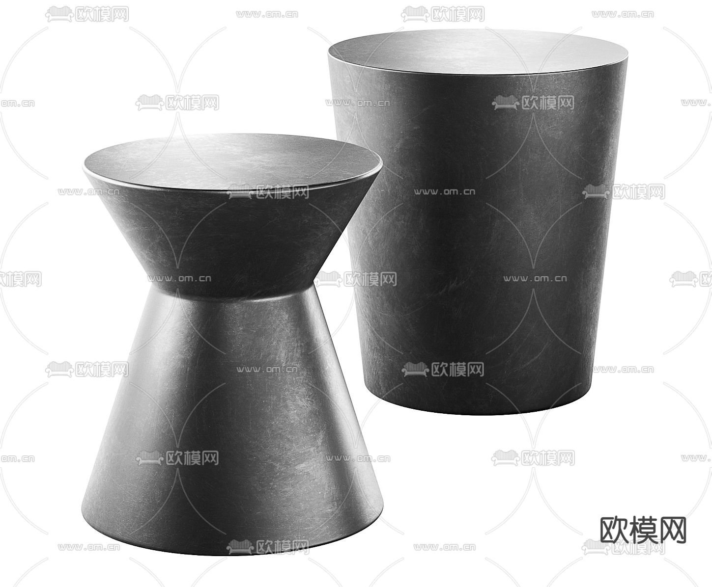 Minotti 圆几 边几 角几3d模型下载