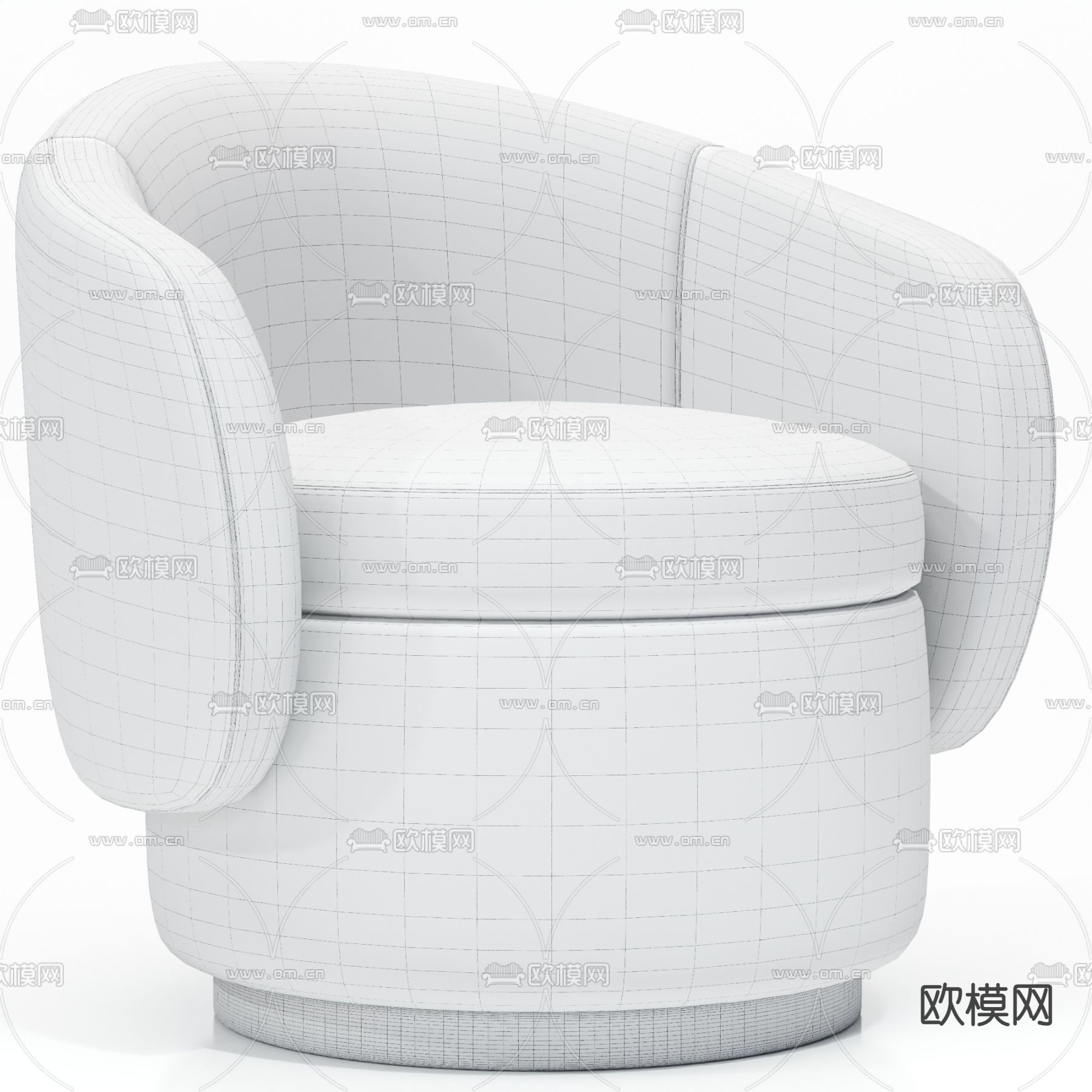 Juno Pod Occasional 单人沙发3d模型下载（渲染图3）