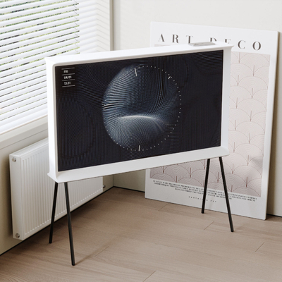  三星画境电视机 支架电视su模型 