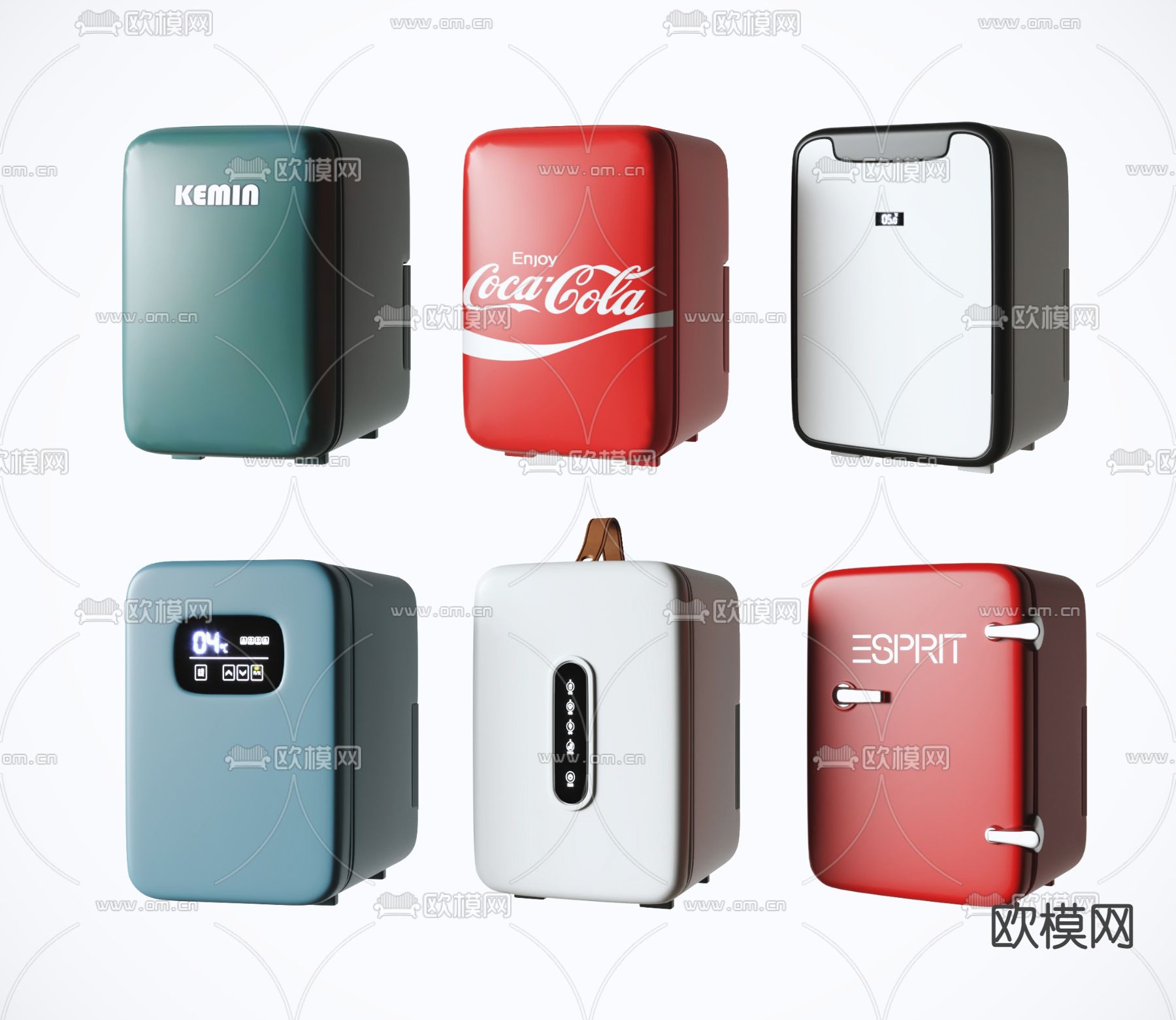 迷你小冰箱su模型下载（渲染图1）