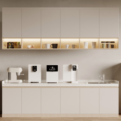 咖啡机 饮水机 茶水吧台3d模型