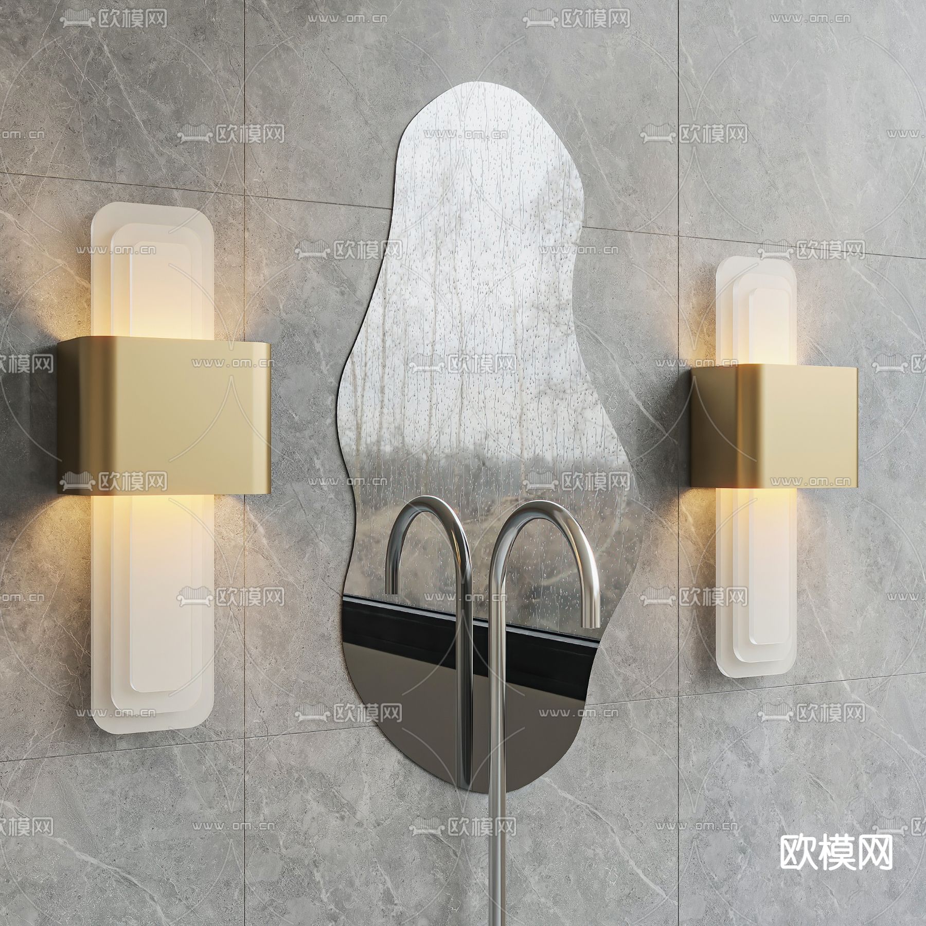 Areti 壁灯免费3d模型下载