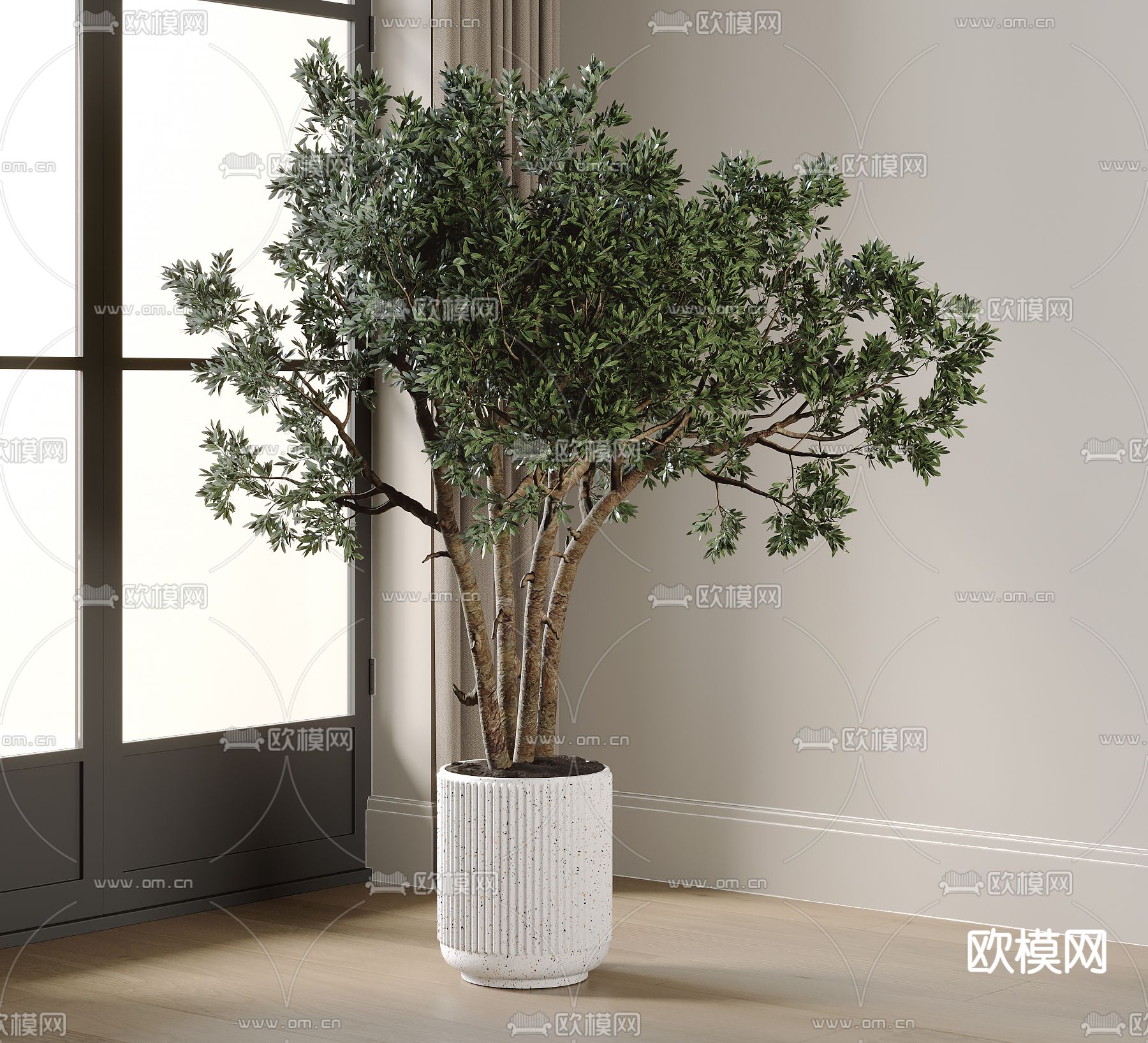 盆栽 盆景3d模型下载_ID14031551_3dmax免费模型-欧模网