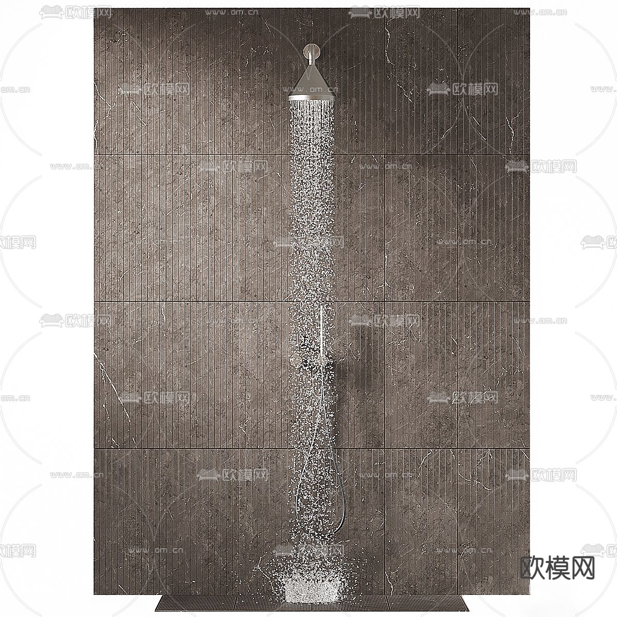 淋浴 花洒3d模型下载（渲染图2）