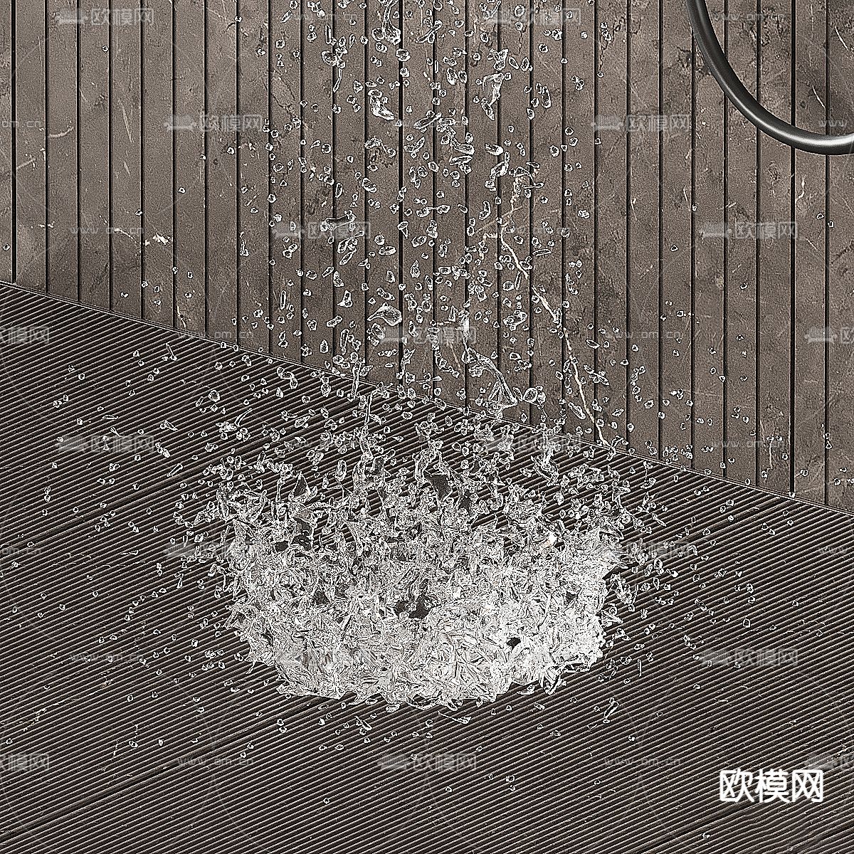 淋浴 花洒3d模型下载（渲染图3）