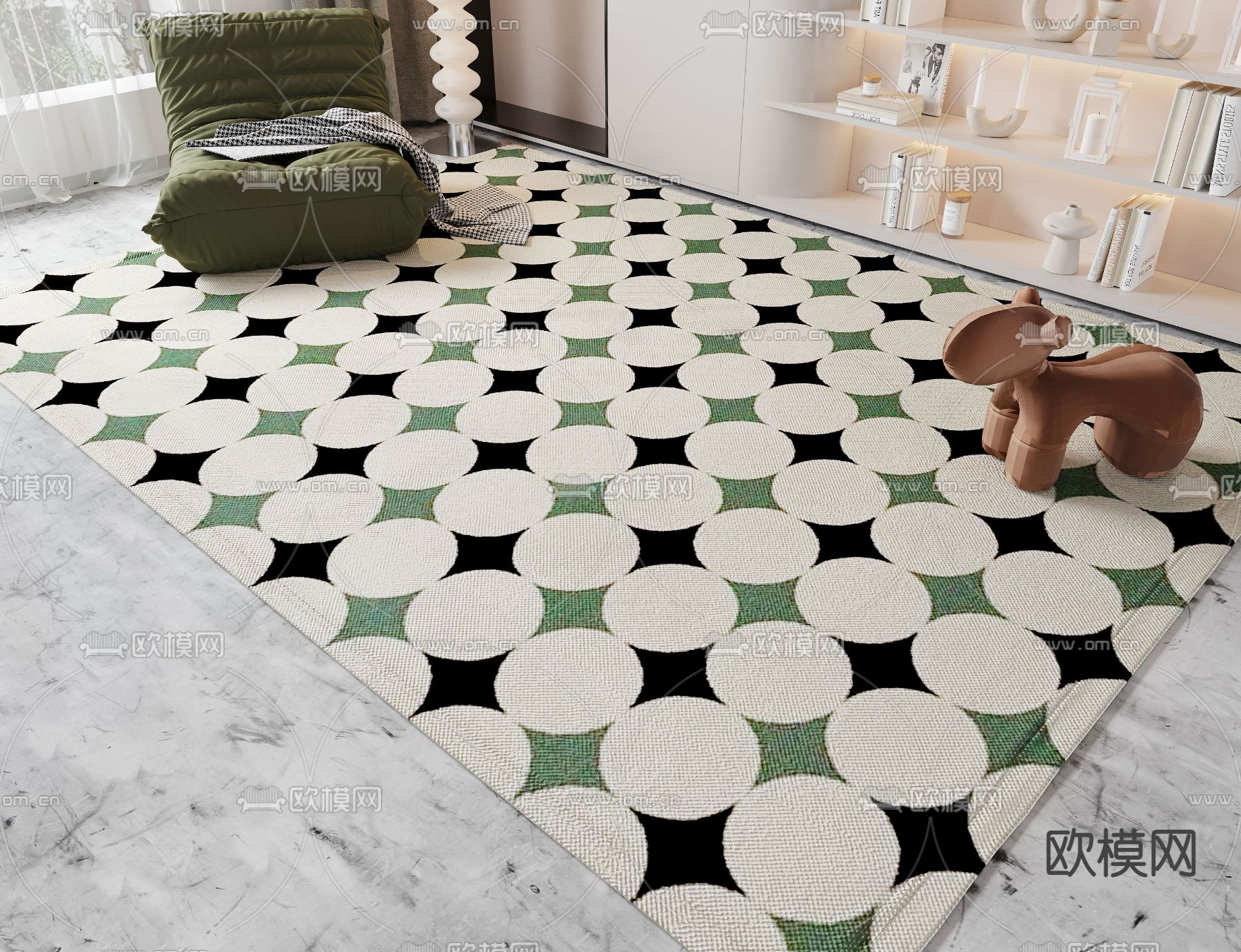 地毯3d模型下载