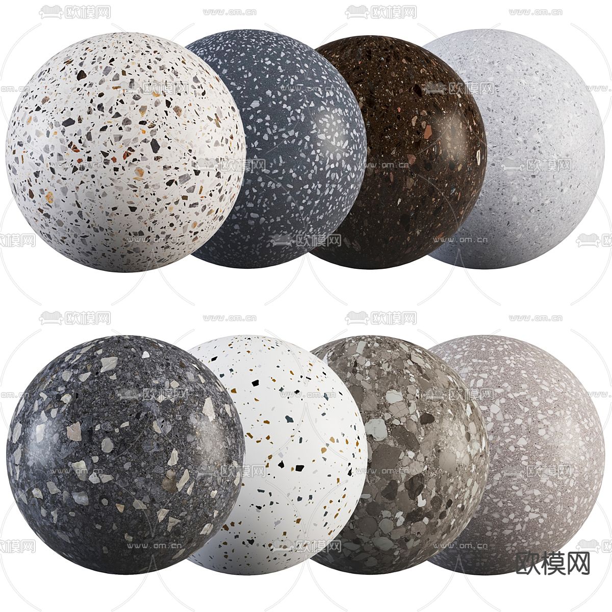 水磨石地面 瓷砖3d模型下载