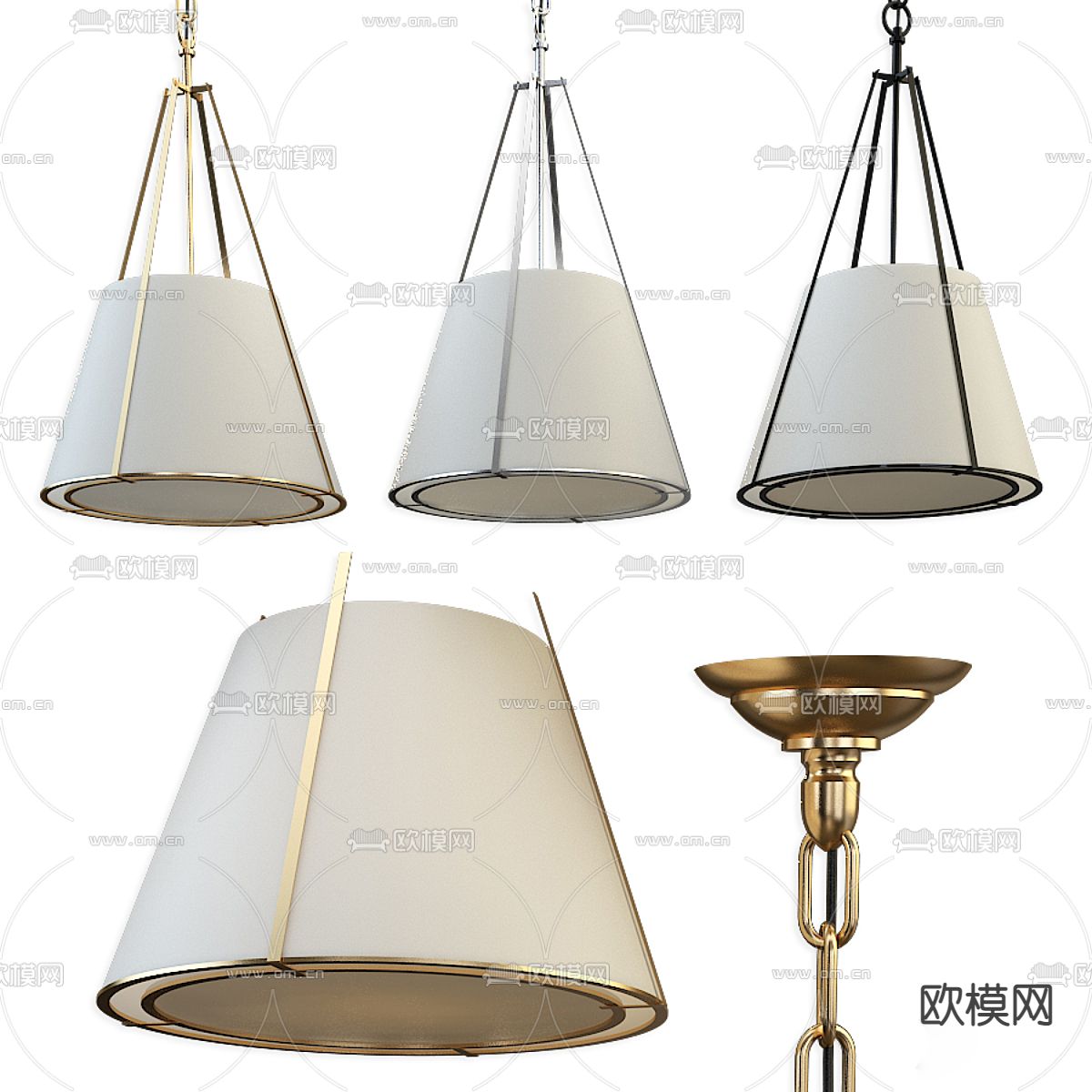 FLOS 现代吊灯免费3d模型下载