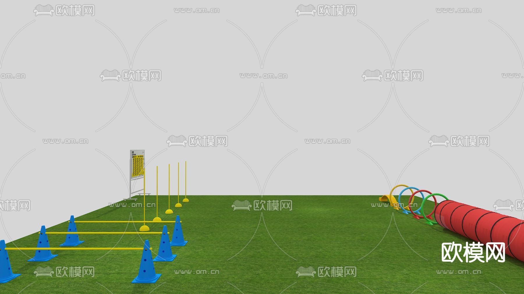 现代宠物用品3d模型下载（渲染图4）