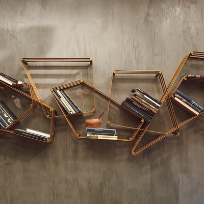  massimo castagna 轻奢书架 壁柜su模型 