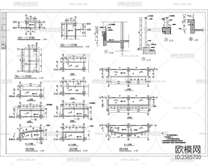 高層公寓建筑CAD施工圖下載(渲染圖6)