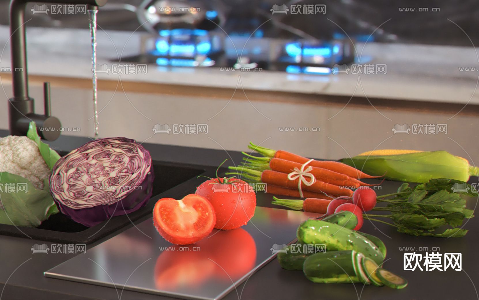 蔬菜 水果3d模型下载