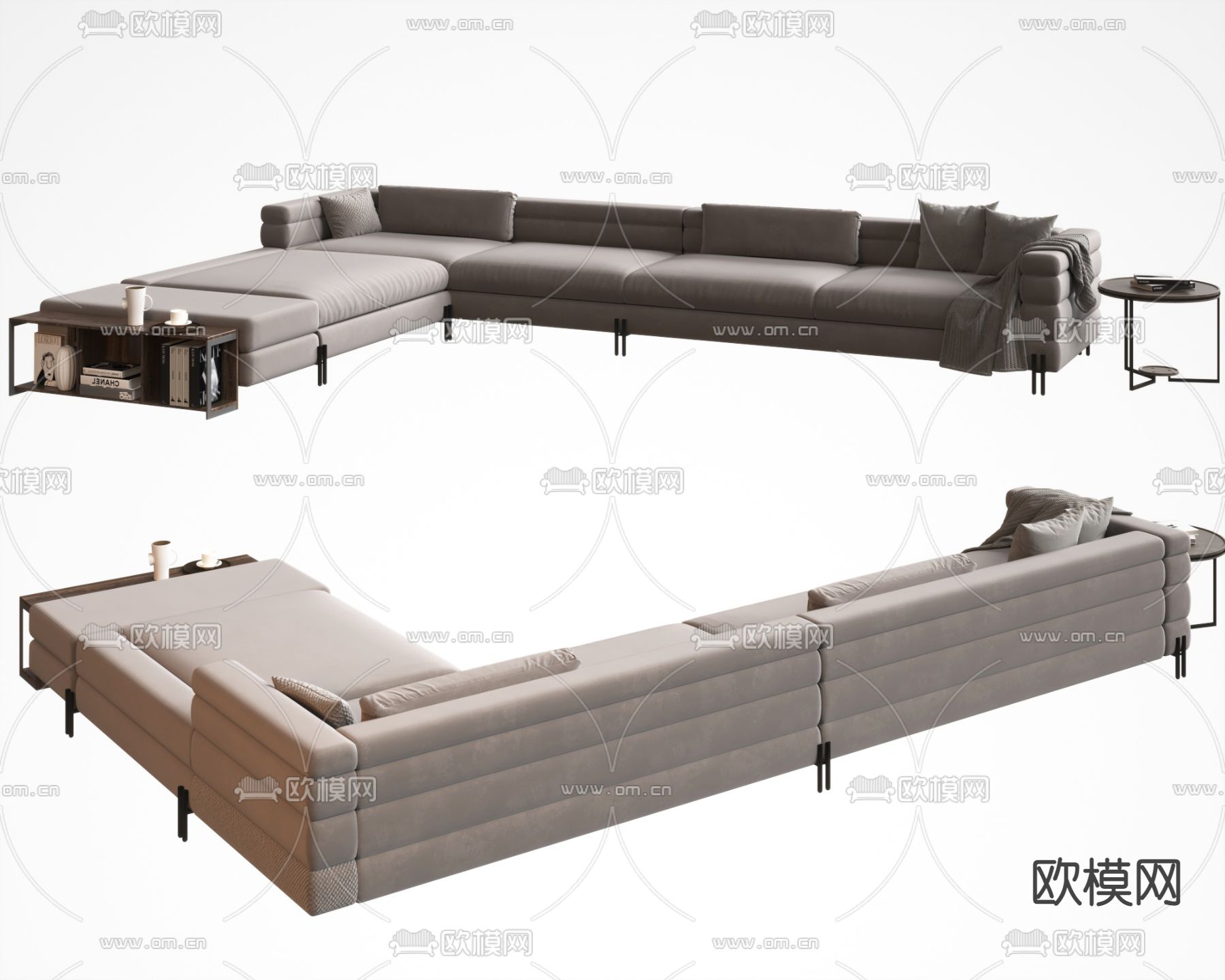 Poliform 转角沙发3d模型下载