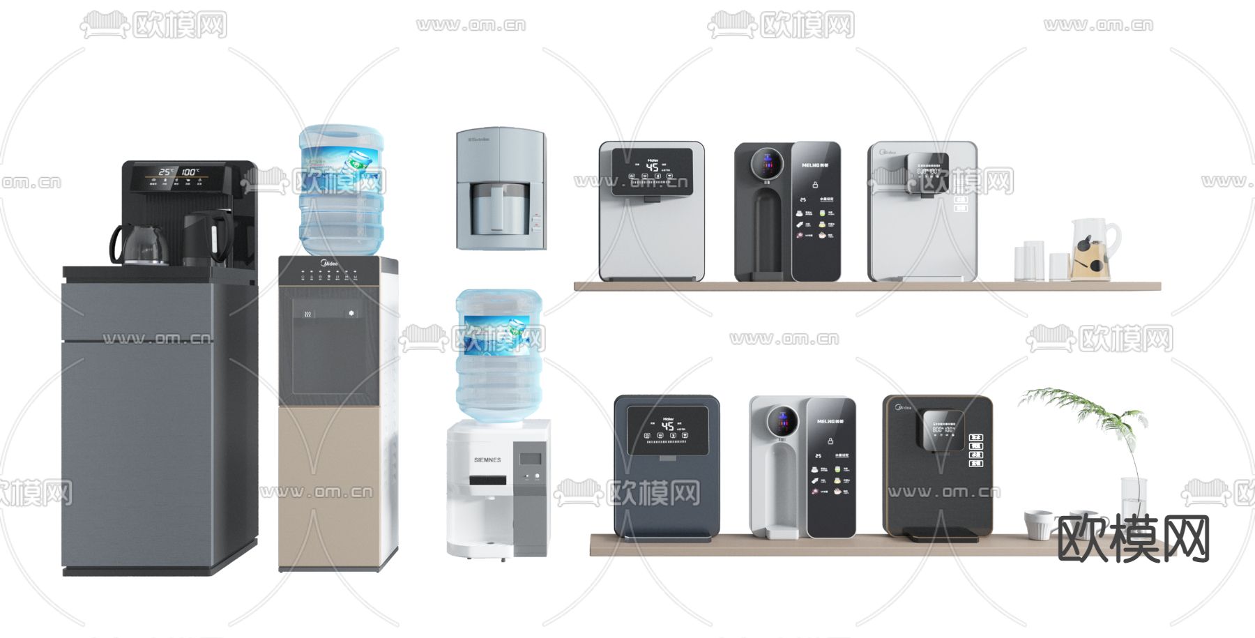 饮水机 直饮机3d模型下载