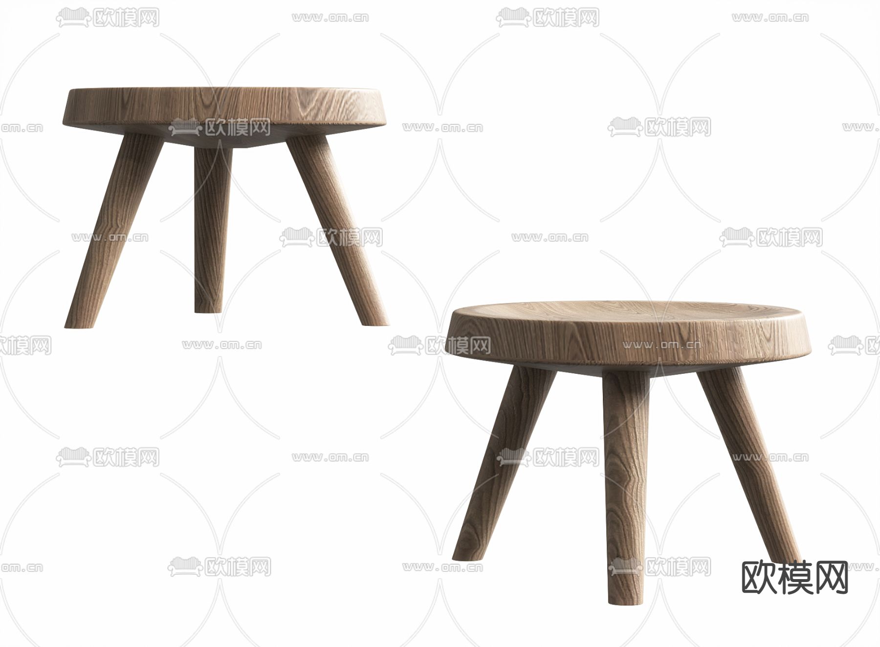儿童凳子 圆凳 矮凳3d模型下载
