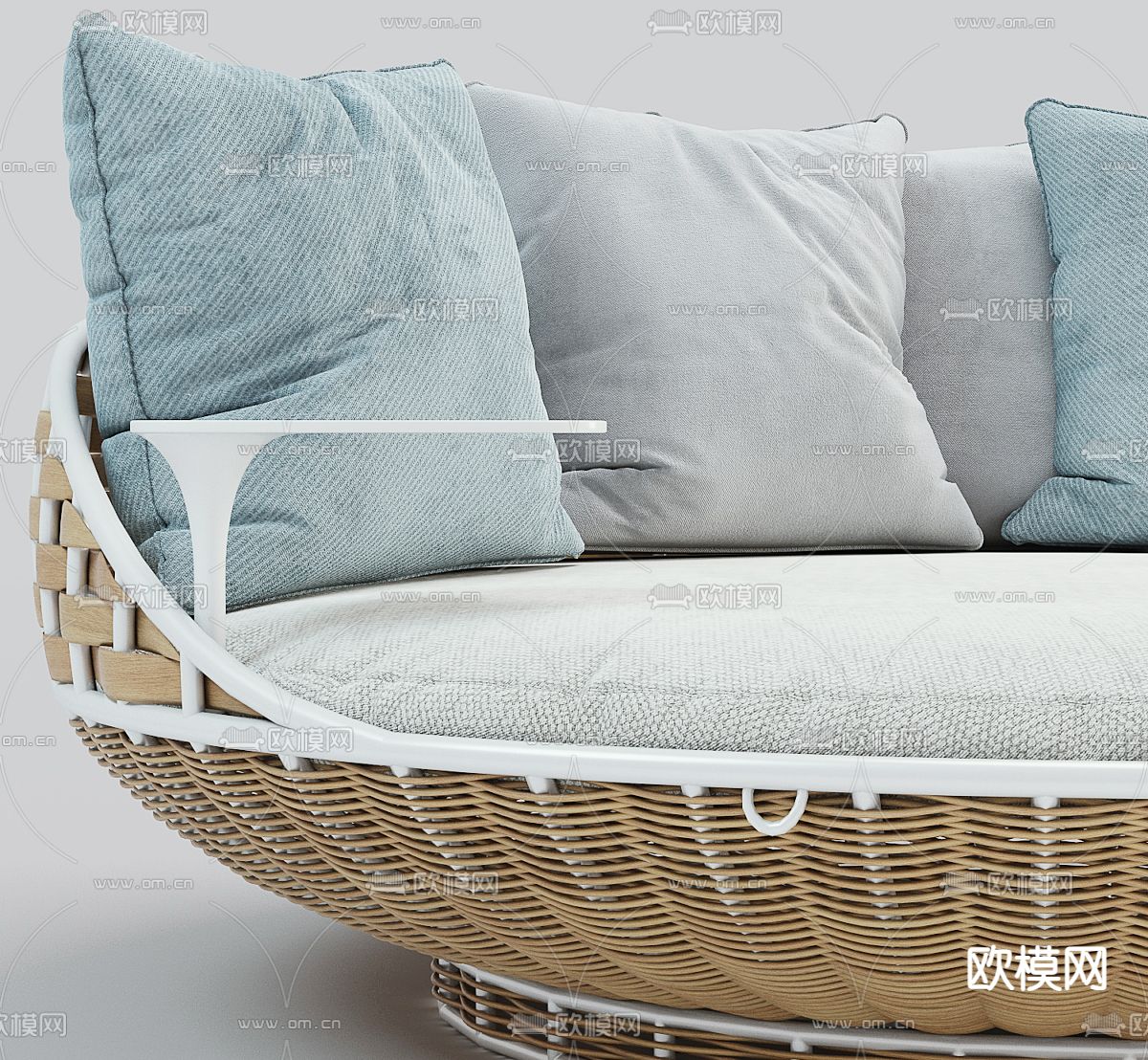 户外沙发 休闲沙发3d模型下载（渲染图2）