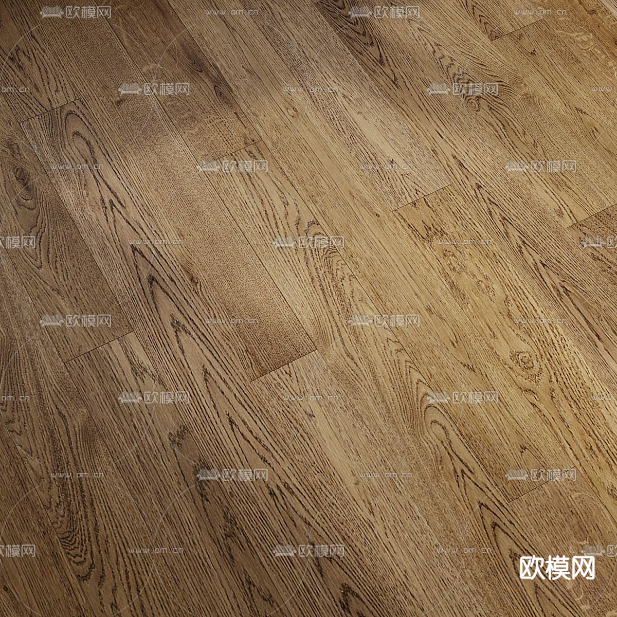 现代木地板3d模型下载（渲染图2）