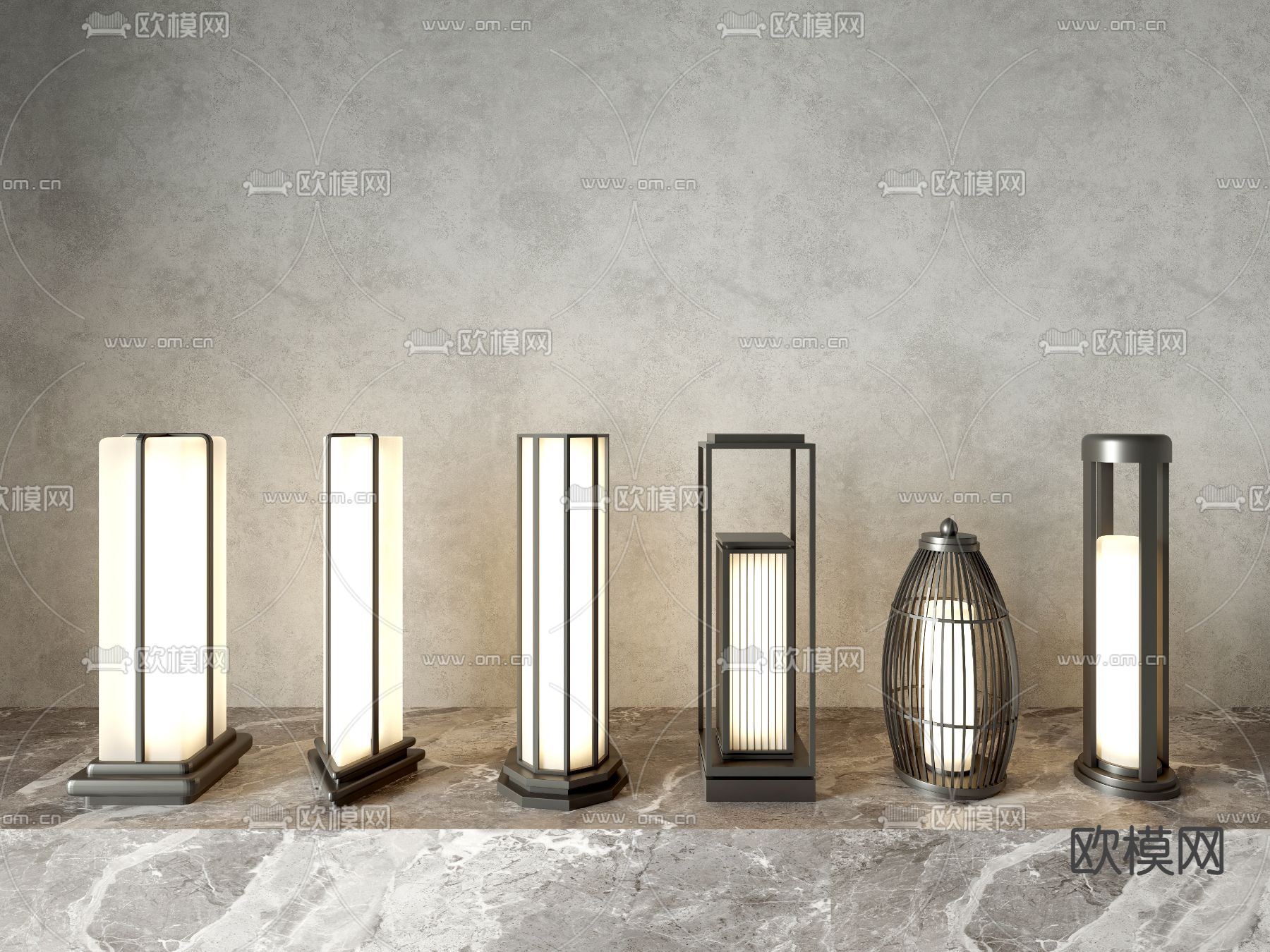 景观灯 户外灯 草坪灯 庭院灯3d模型下载