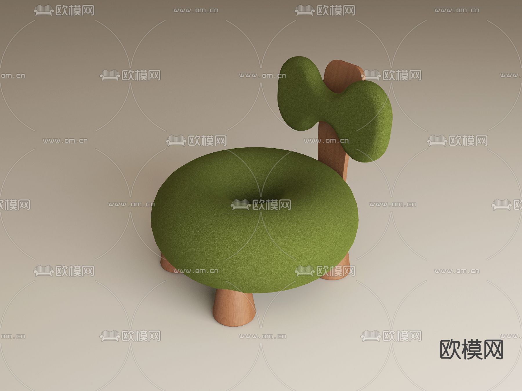 蝴蝶椅 儿童椅3d模型下载