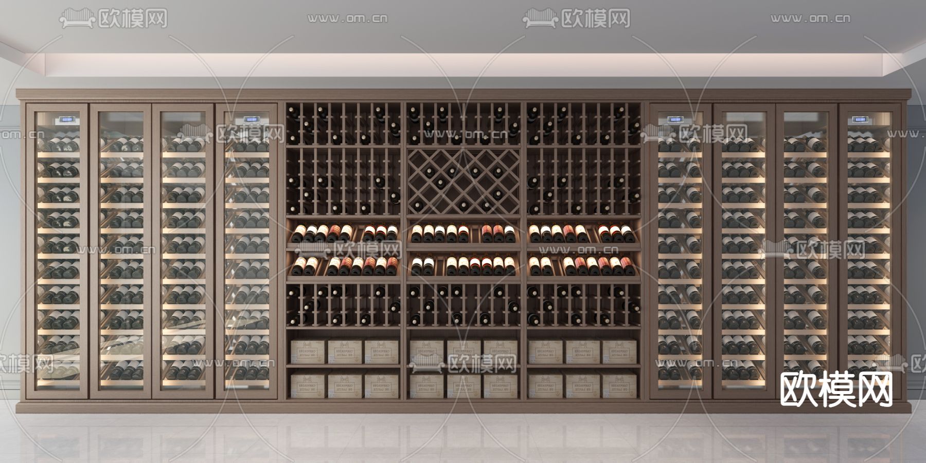 恒温酒柜 红酒柜 冰柜3d模型下载